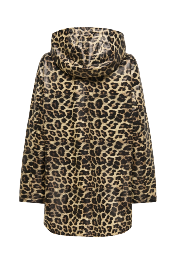 ONLMARIE ELLEN AOP RAINCOAT OTW 15359213 Toasted Coconut/AOP LEO